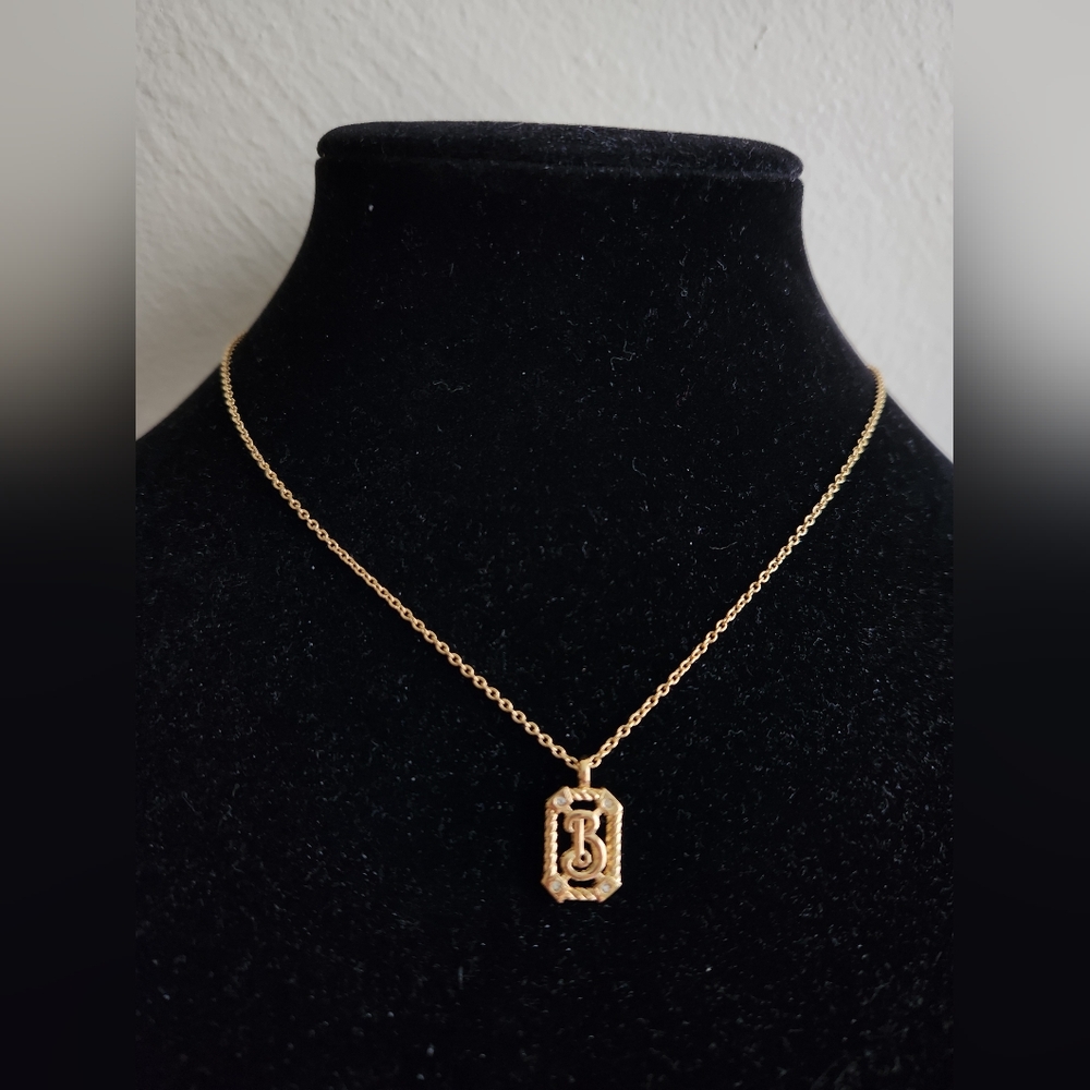 Burberry Vintage Gold Plated Necklace